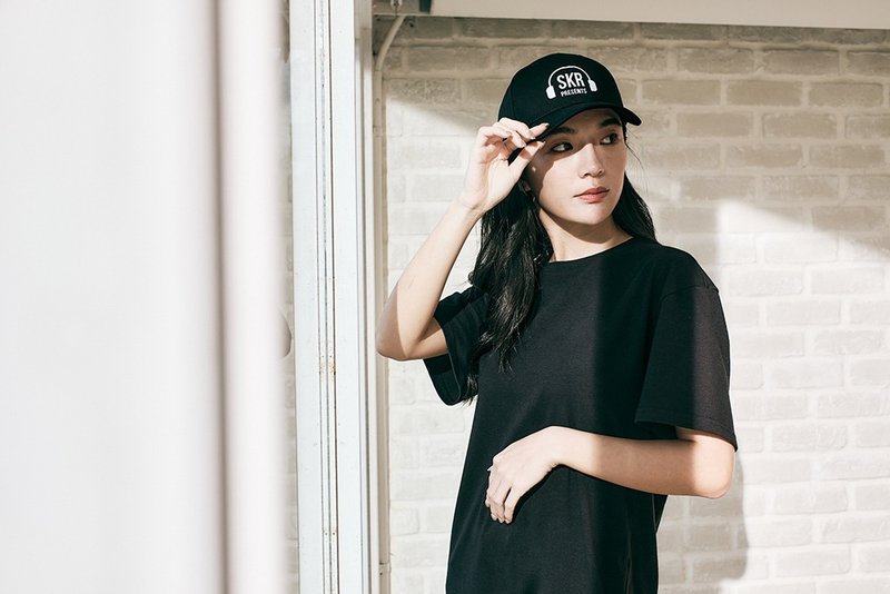 SKR 经典帽款 - 帽子 - 棉．麻 黑色