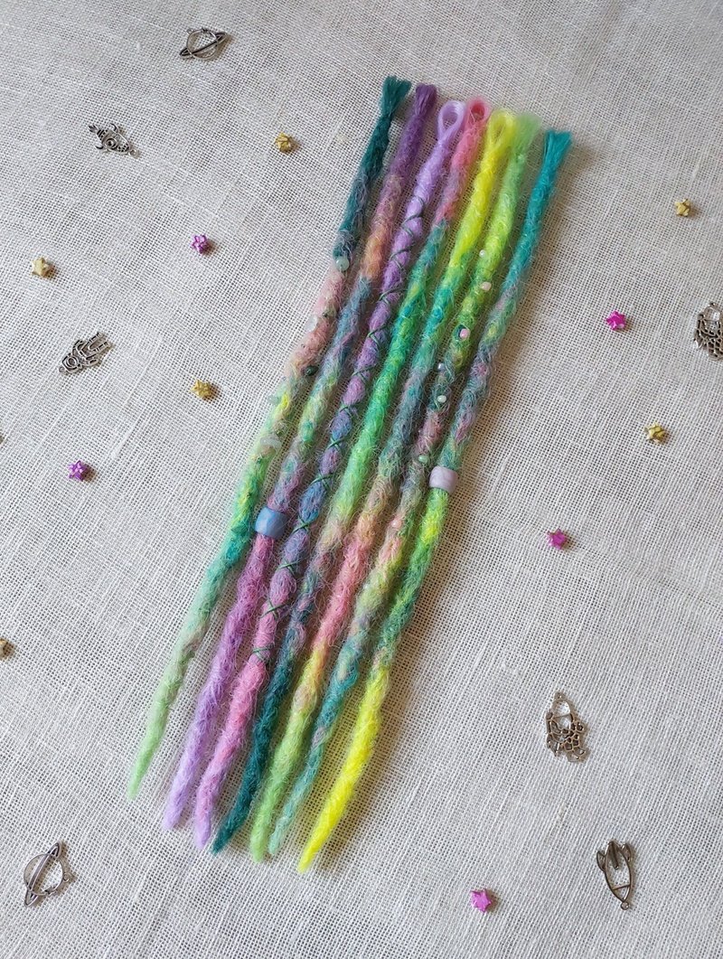 合成辫子、蛋白石色 SE 钩针辫子、部分接发 - 发饰 - 其他材质 