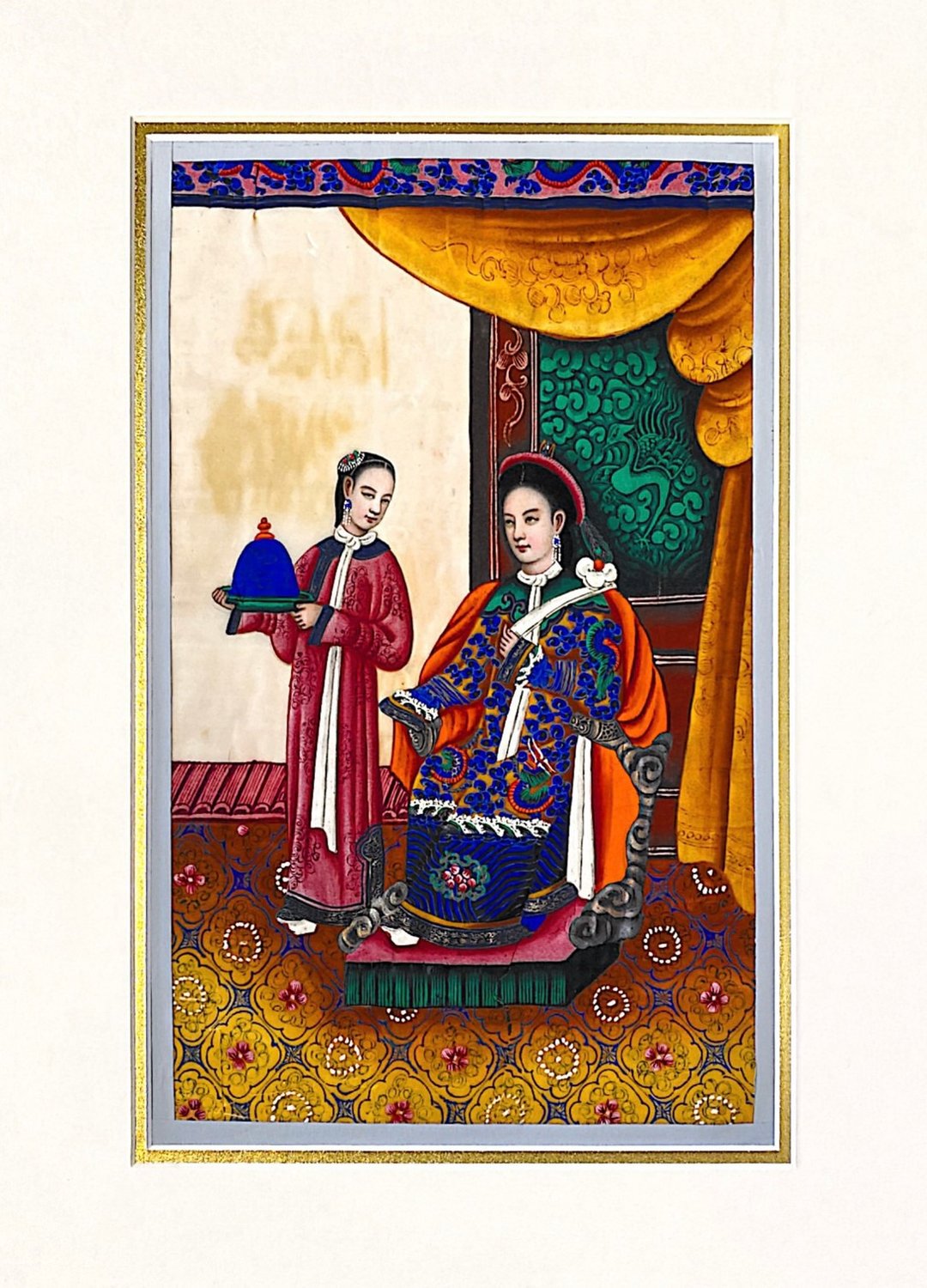 十九世纪 外销通草画 - Pith Paper Painting - 人物图 - 海报/装饰画/版画 - 纸 白色