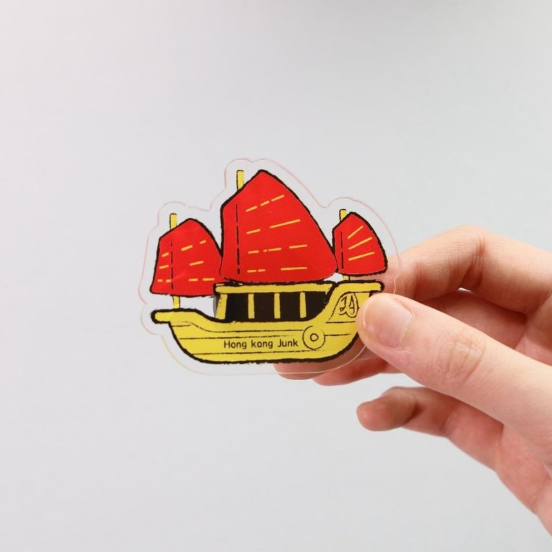 香港帆船磁石贴 - 香港特色系列 - 冰箱贴/磁贴 - 塑料 多色
