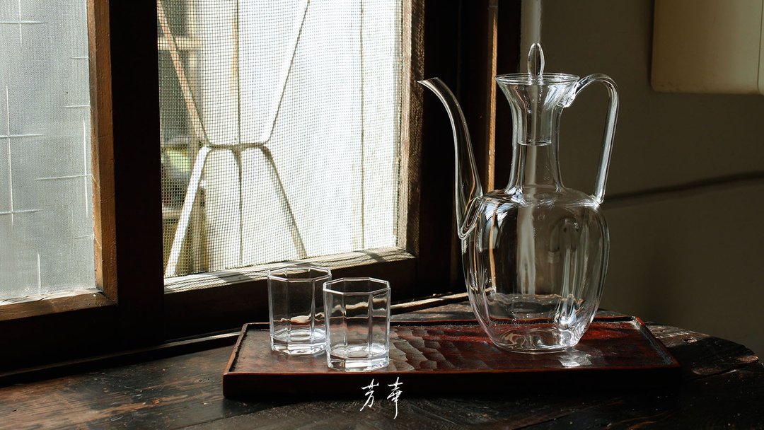 八角烈酒小酒杯-矮款 - 酒杯/酒器 - 玻璃 