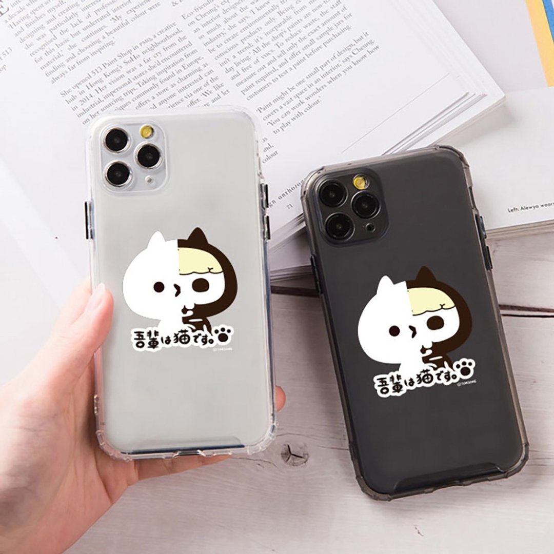 【反应过激的猫】iPhone手机壳 剖半猫咪 BLAC磨砂雾面防摔抗撞 - 手机壳/手机套 - 塑料 多色