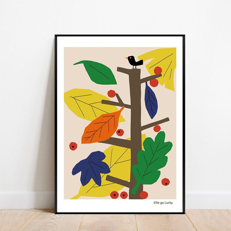 艺术印刷品/秋季/插画海报A3,A2 - 海报/装饰画/版画 - 纸 