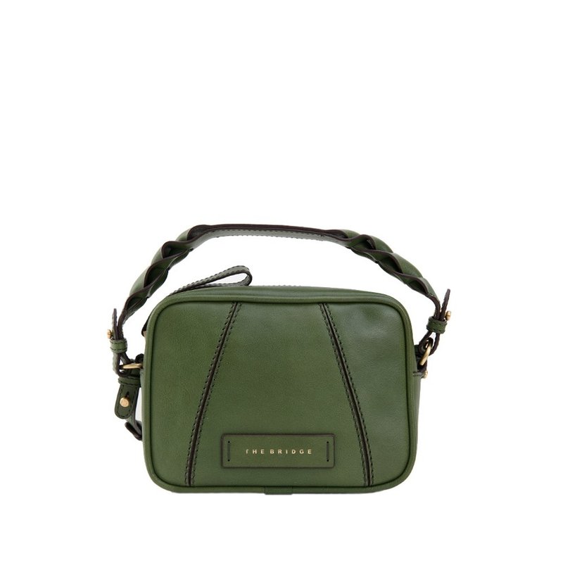 THE BRIDGE 头层意大利牛皮 BRIGIDA 手提侧背包 - 手提包/手提袋 - 真皮 绿色