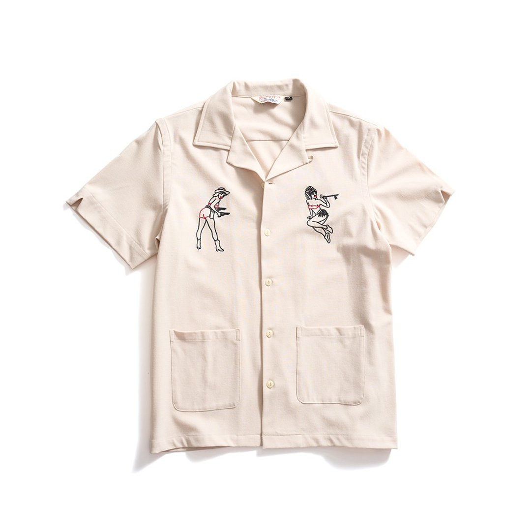 Wester Girl Shirts - 米色 Beige - 男装衬衫 - 棉 