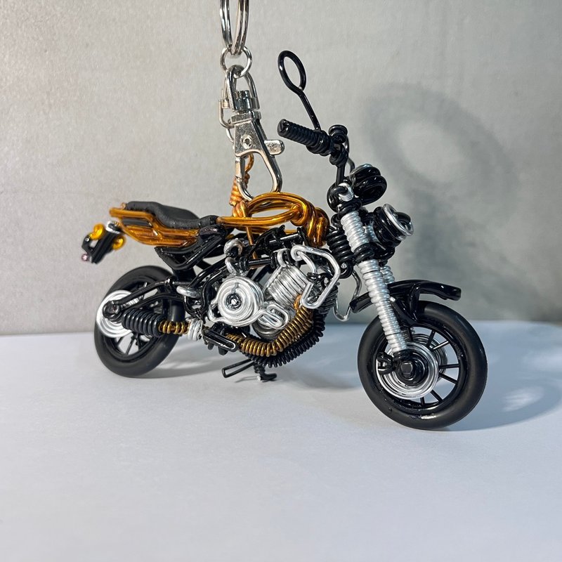 台湾手作铝线职人 雷X350 铝线摩托车 档车 - 钥匙链/钥匙包 - 铝合金 多色