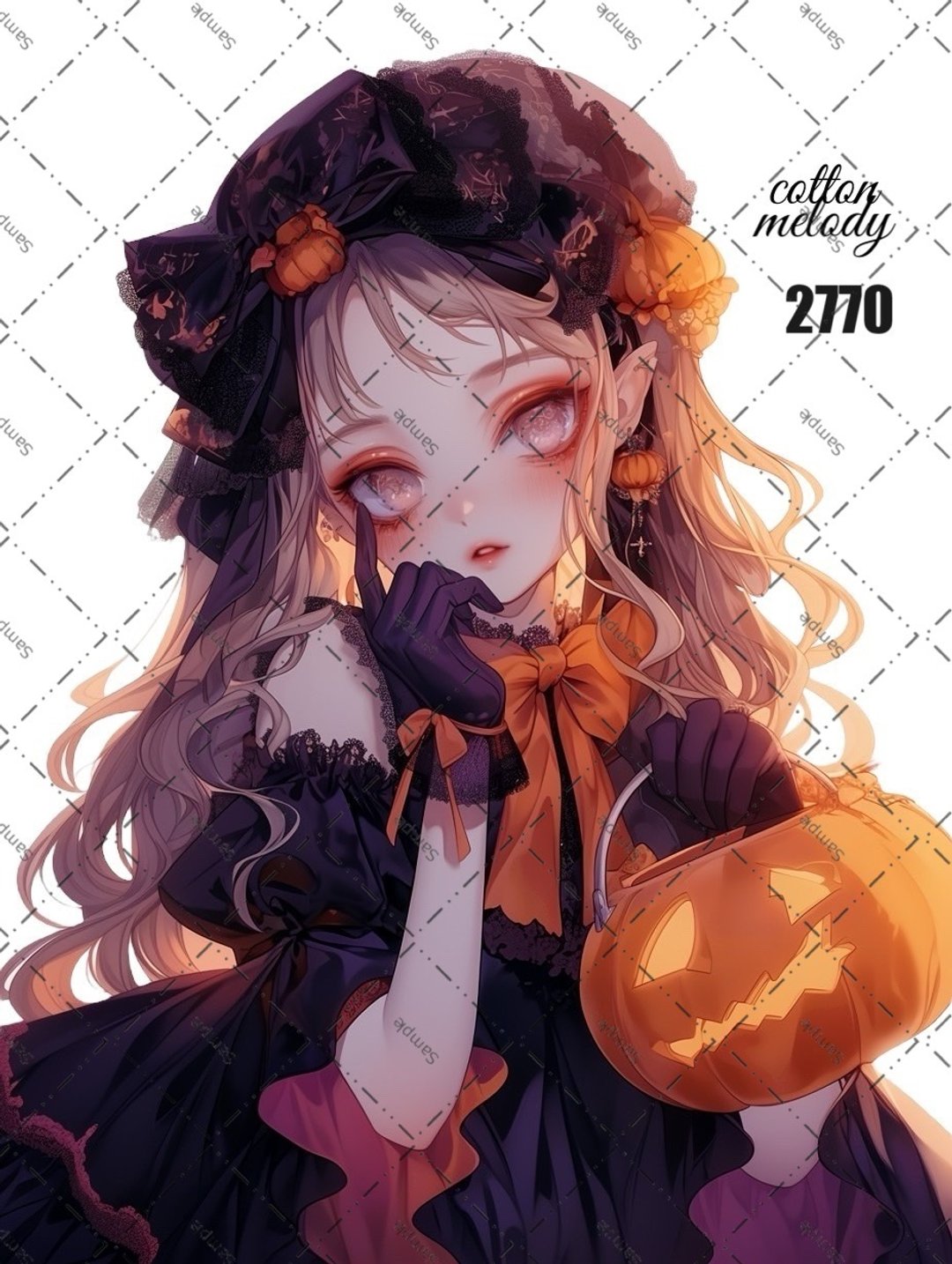 original sticker no.2770 人物贴纸 原创贴纸 原创人物贴纸 装饰贴纸 cotton melody - 贴纸 - 纸 