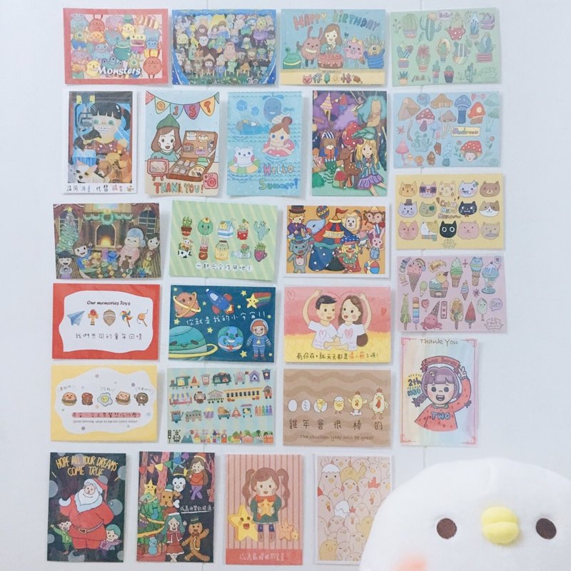 全馆明信片买四送一 - 卡片/明信片 - 纸 