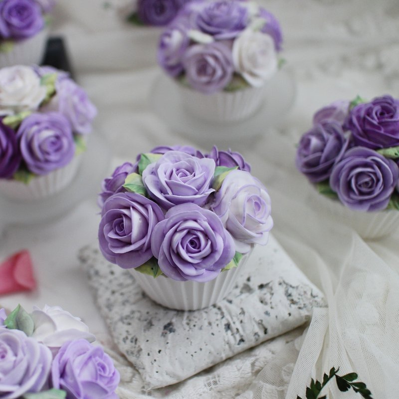 玫瑰扩香石紫色系│香氛│毕业礼物│生日礼物│情人【蕾安柏】 - 香薰/精油/线香 - 其他材质 紫色