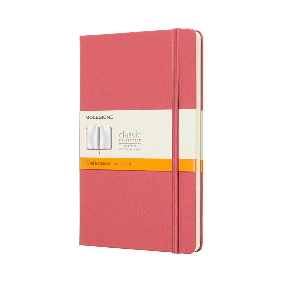 _勿上架_MOLESKINE 经典雏菊粉色硬壳笔记本 - L 型横线 - 笔记本/手帐 - 纸 粉红色