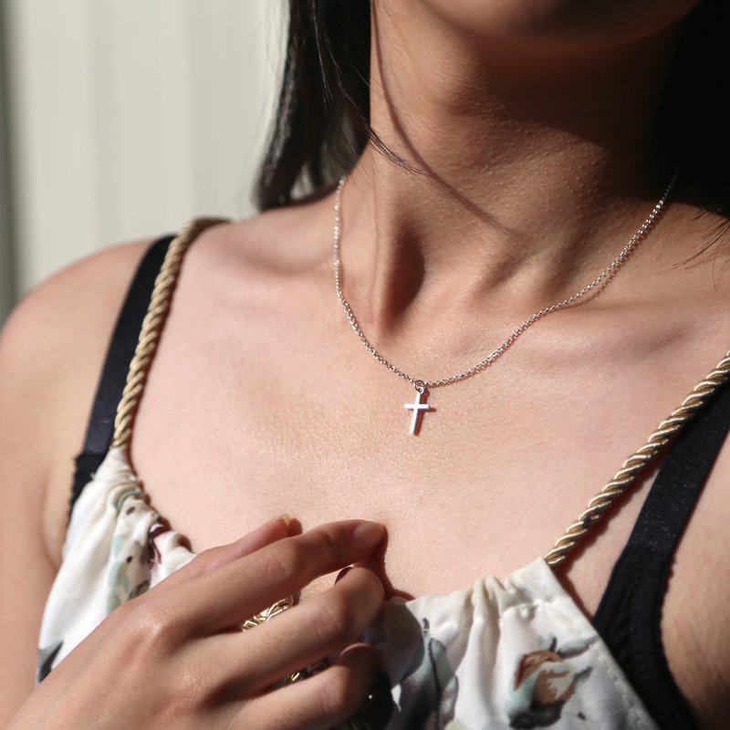 时光闪闪 925纯银项链 - 项链 - 纯银 银色