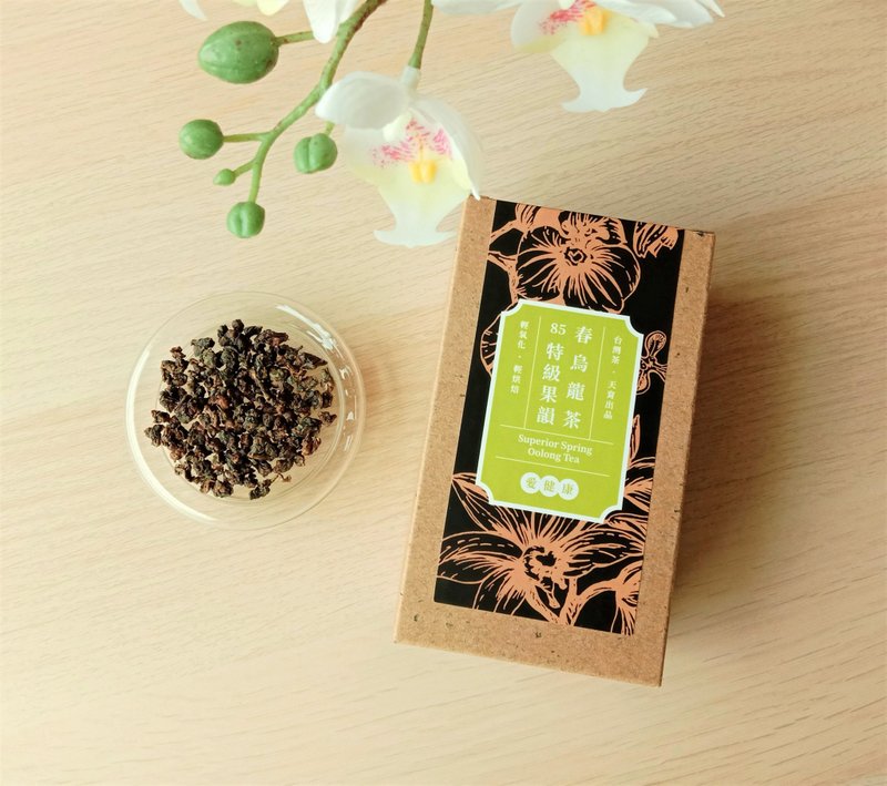 特级果韵春乌龙茶_花果香 茶叶再生纸盒友善包装 - 茶 - 植物．花 绿色