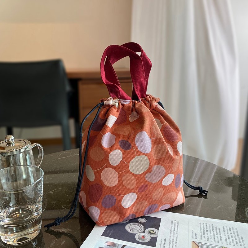 束口餐袋 | 手提包 便当袋 手拿包 束口袋 - 手提包/手提袋 - 其他材质 