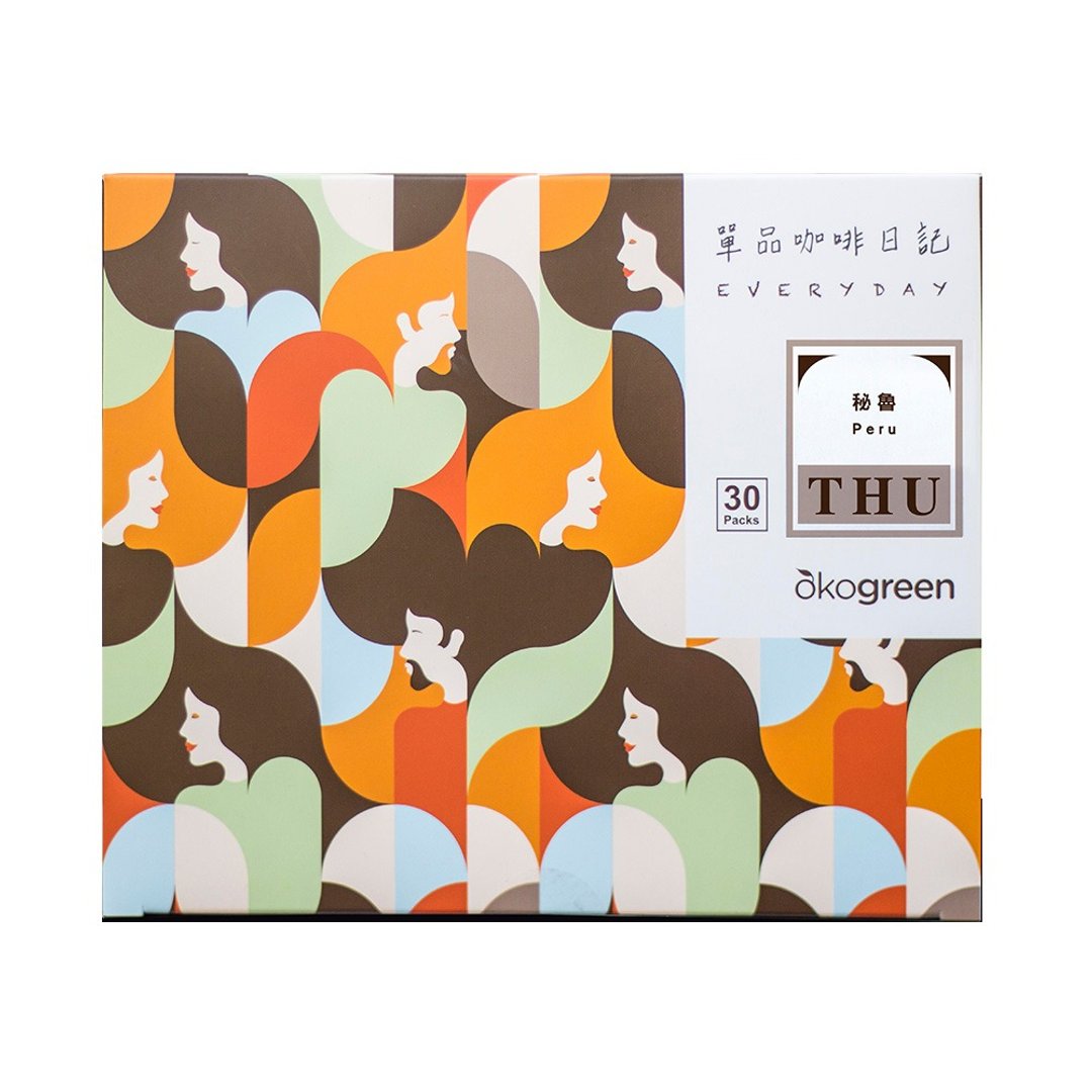 【生态绿】单品咖啡日记-秘鲁30入(12g x 30入) - 咖啡 - 新鲜食材 