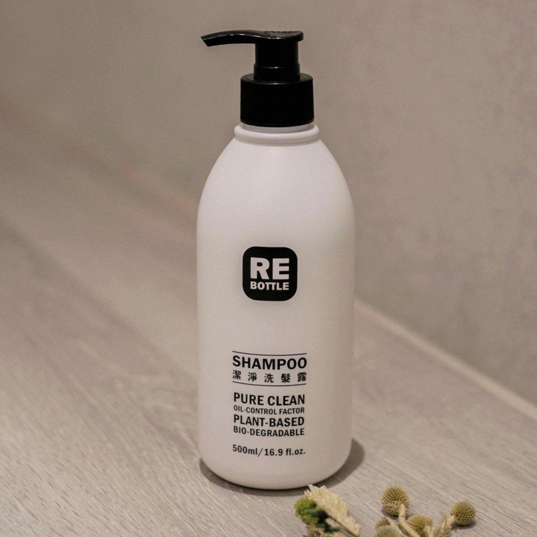 RE BOTTLE 洁净洗发露500ml(全植物性配方) |控油|止痒|抗屑 - 润发用品 - 浓缩/萃取物 白色
