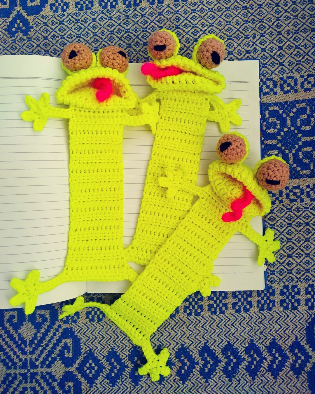 Funny Bookmarks Crochet - 书签 - 棉 多色
