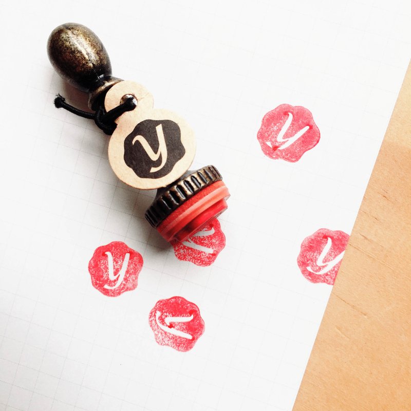 日本Kodomo字母封印章-共30款 - 印章/印台 - 橡胶 多色