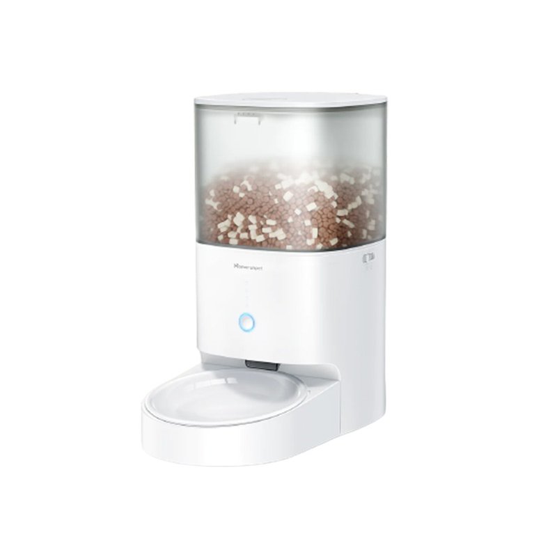 【Homerunpet 霍曼】宠物智能喂食器 陶瓷碗 保固一年 - 碗/碗架 - 塑料 白色