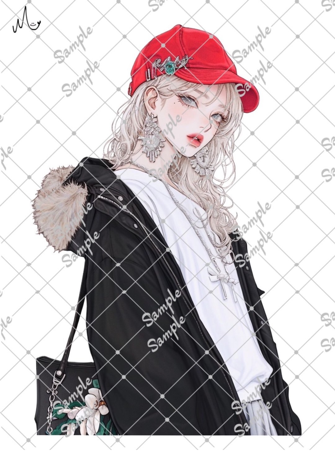 原创人物贴纸 11月新品 - 贴纸 - 纸 