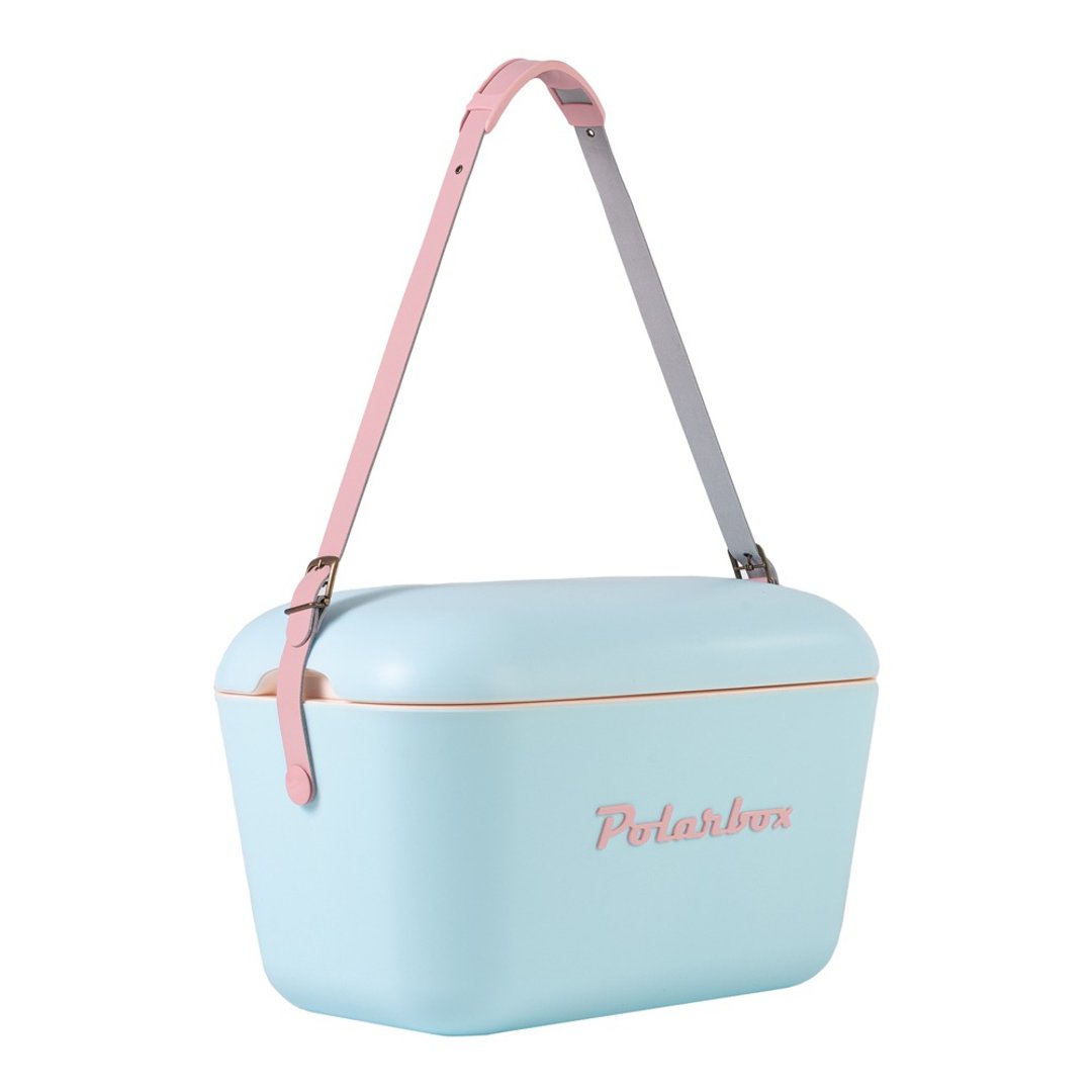 西班牙 Polarbox 20L流行时尚露营野餐保冰盒-巴塞隆纳天空蓝 - 露营用品 - 塑料 蓝色