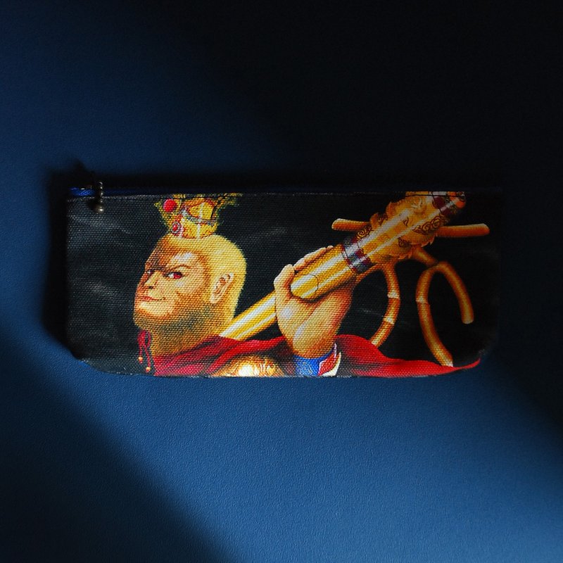 勇者无惧 美猴王笔袋 - 铅笔盒/笔袋 - 棉．麻 黑色