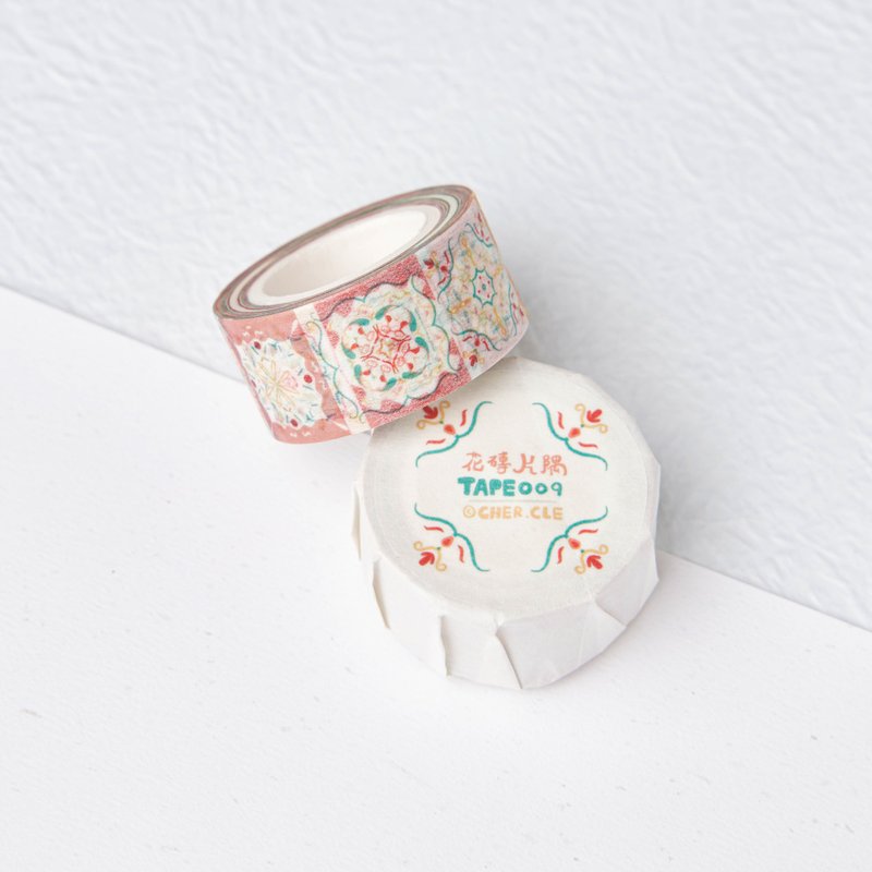 CHERCLE | 纸胶带 | 和纸 | 花砖片隅 | 香港设计 - 纸胶带 - 纸 