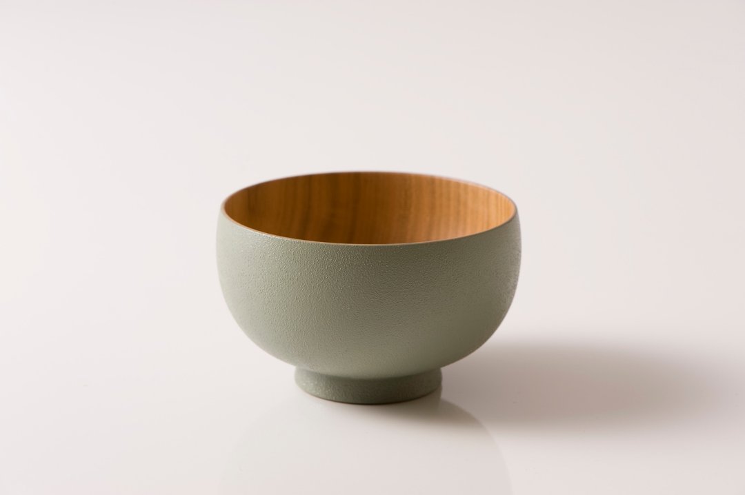 SHIRASAGI M　sibo　Green - 碗 - 木头 绿色