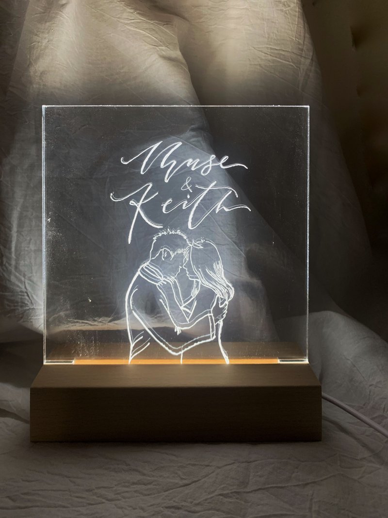 LED小夜灯 (可订制) - 摆饰 - 其他材质 白色