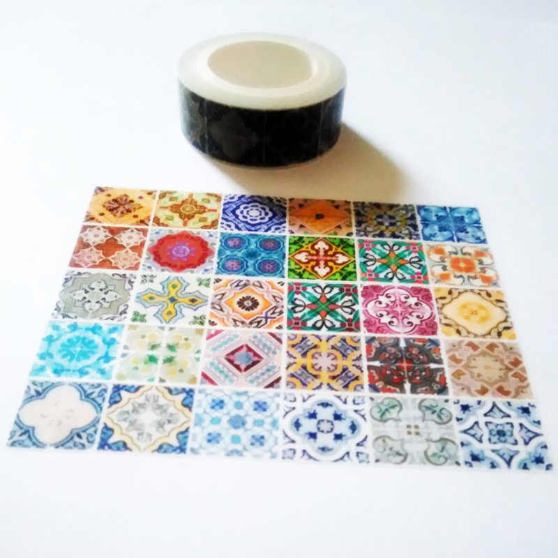 分装纸胶带 巴塞隆纳磁砖 - 纸胶带 - 纸 
