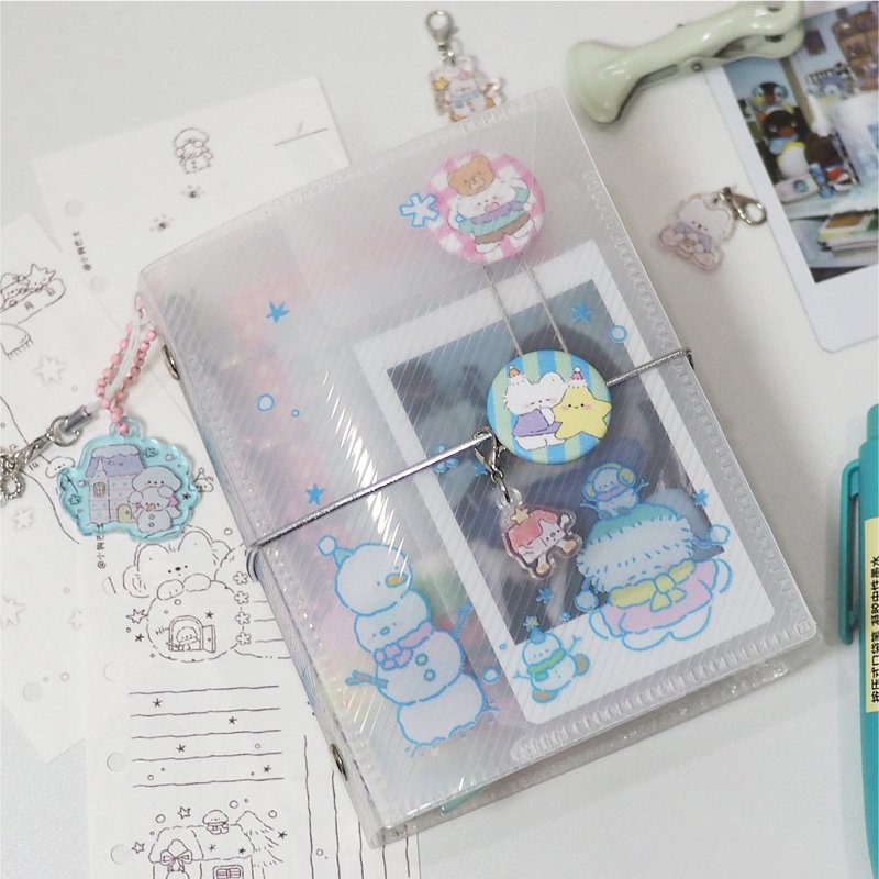 小狗巴士VOL.10 可爱小狗斜纹活页壳 m5三折/a7活页外壳 - 笔记本/手帐 - 其他材质 多色