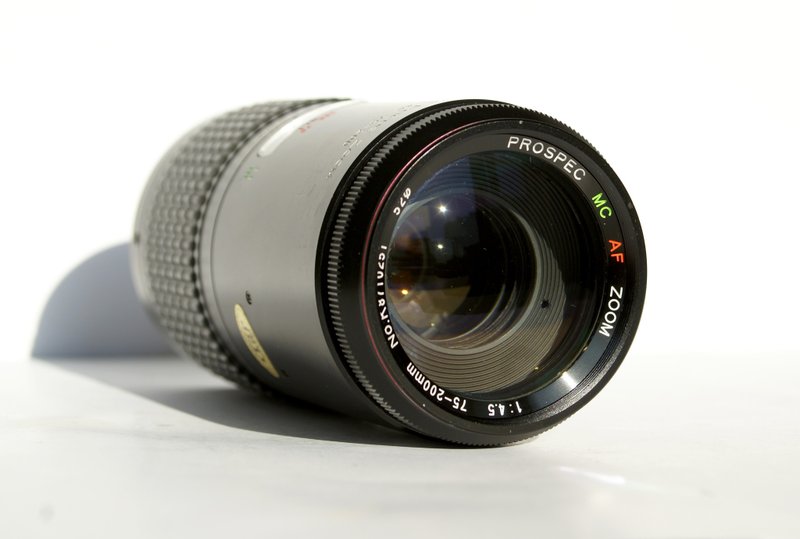 tested ProSpec Zoom 4.5/75-200 MC AF lens for SLR Sony A Minolta A mount Japan - 相机 - 塑料 黑色