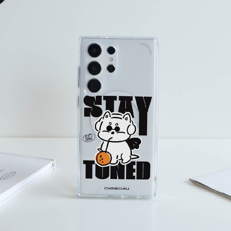 CHRISCHIU MOMO酱喝果汁防摔透明SAMSUNG手机壳 - 手机壳/手机套 - 塑料 多色