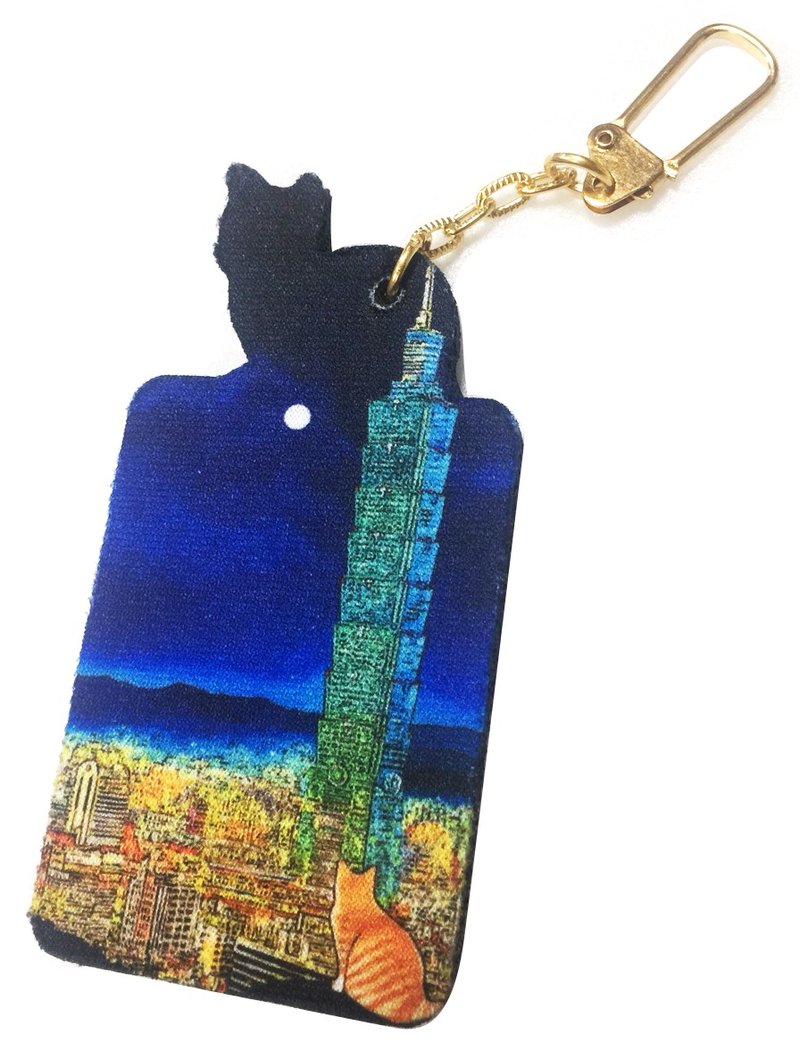 钥匙圈 - 想你的夜 - 钥匙链/钥匙包 - 橡胶 多色