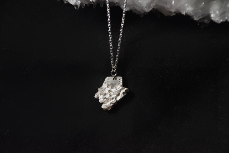 暗室原生 | Memory Ore #002 纯银底片矿项链 ( 孤品 ) - 项链 - 纯银 银色