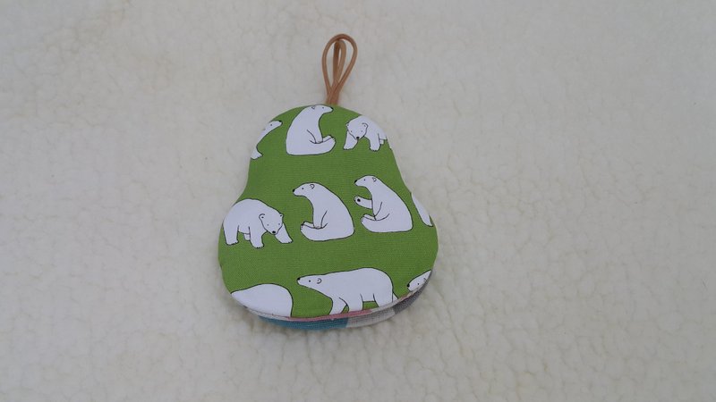 北极熊 梨型钥匙包【k181212】 - 钥匙链/钥匙包 - 棉．麻 多色