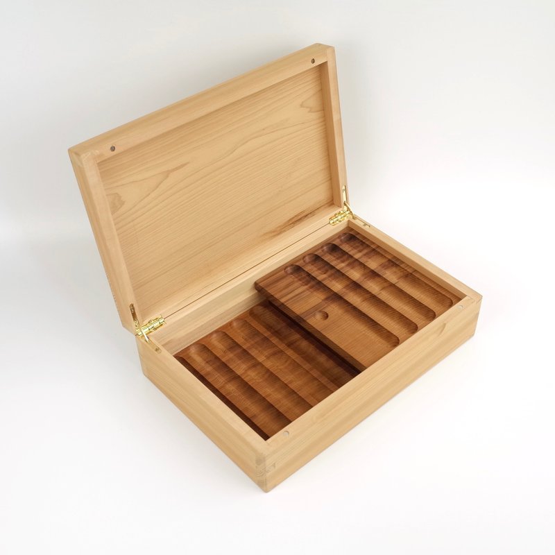 十四入钢笔盒 - 铅笔盒/笔袋 - 木头 