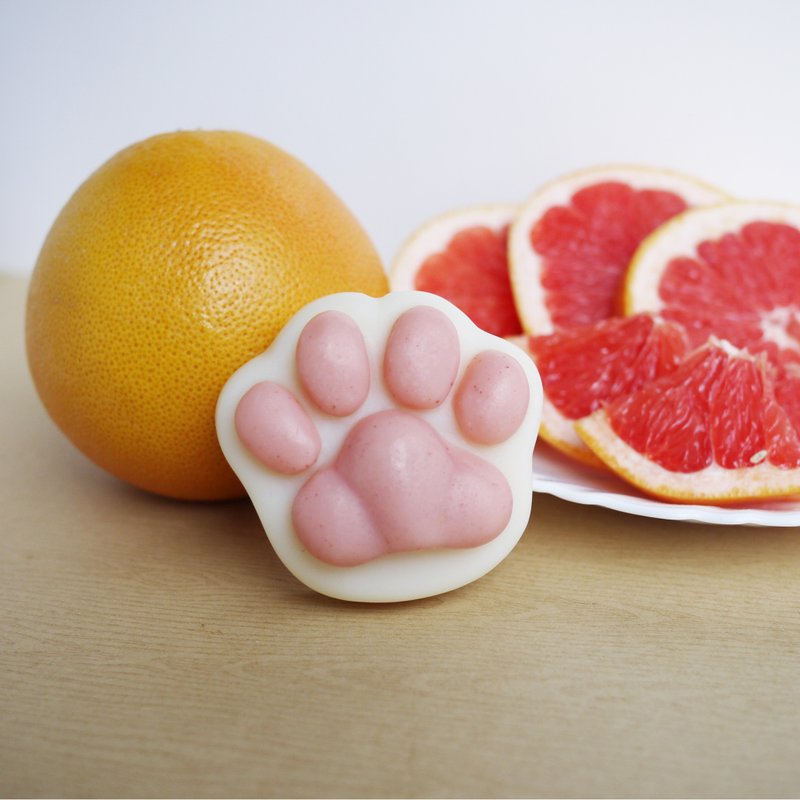 葡萄柚 | 乳油木果沐浴猫掌皂 | 人用 | 猫手作 | 果香调 - 沐浴用品 - 植物．花 