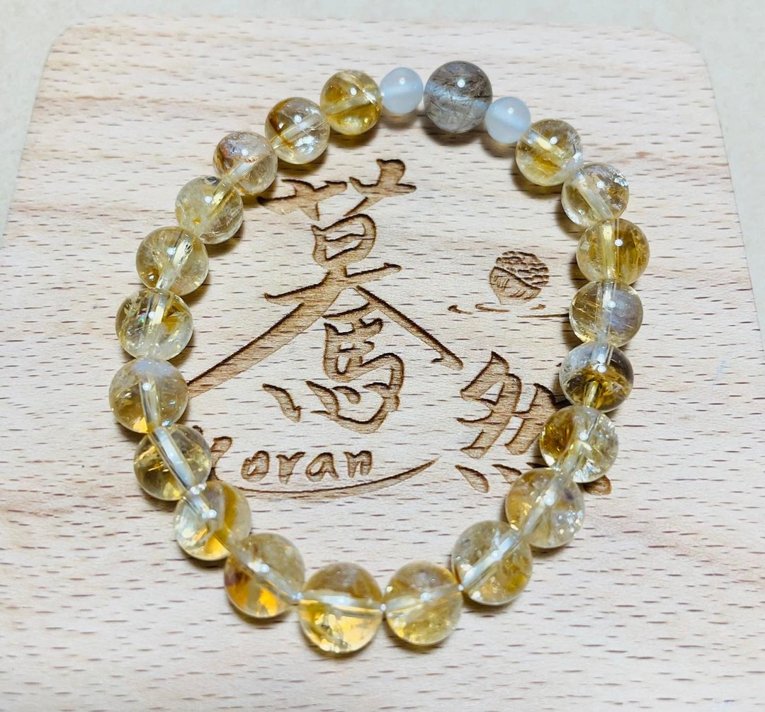 蓦然(手环系列)黄金阿赛斯特莱--财富 - 手链/手环 - 水晶 黄色