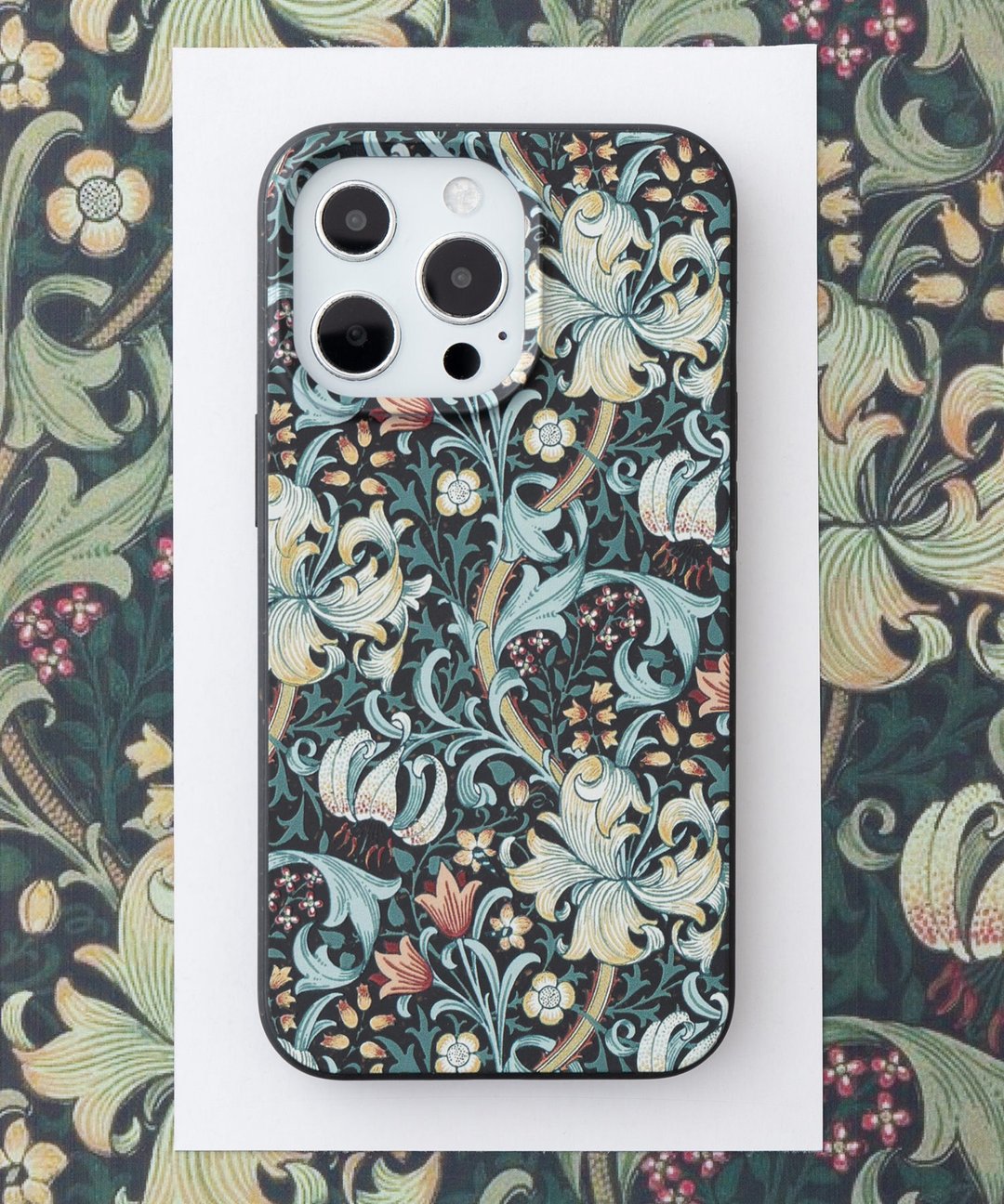 威廉莫里斯设计 iPhone13 PRO 生物可分解性环保手机壳 黄金百合A - 手机壳/手机套 - 环保材料 多色