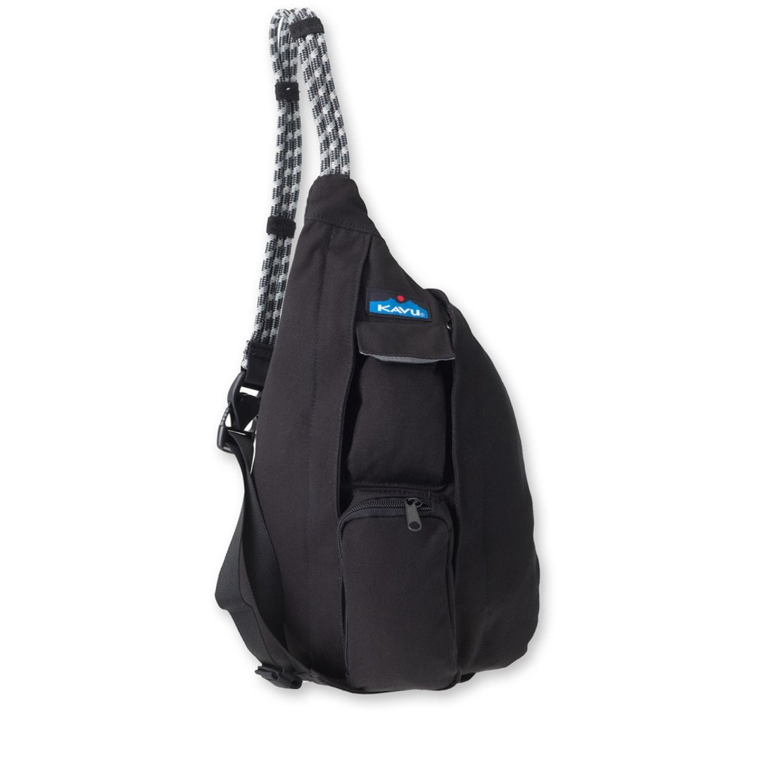 【西雅图 KAVU】 Mini Rope Bag 休闲肩背包 黑 #9150 - 侧背包/斜挎包 - 其他材质 黑色
