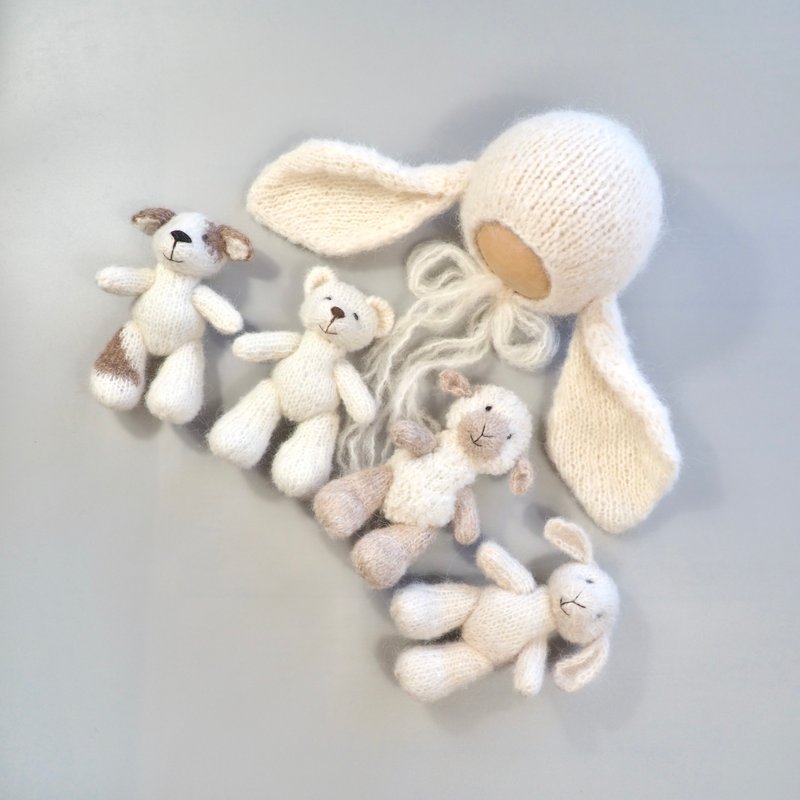 新生儿拍照道具套装 - 婴儿饰品 - 羊毛 