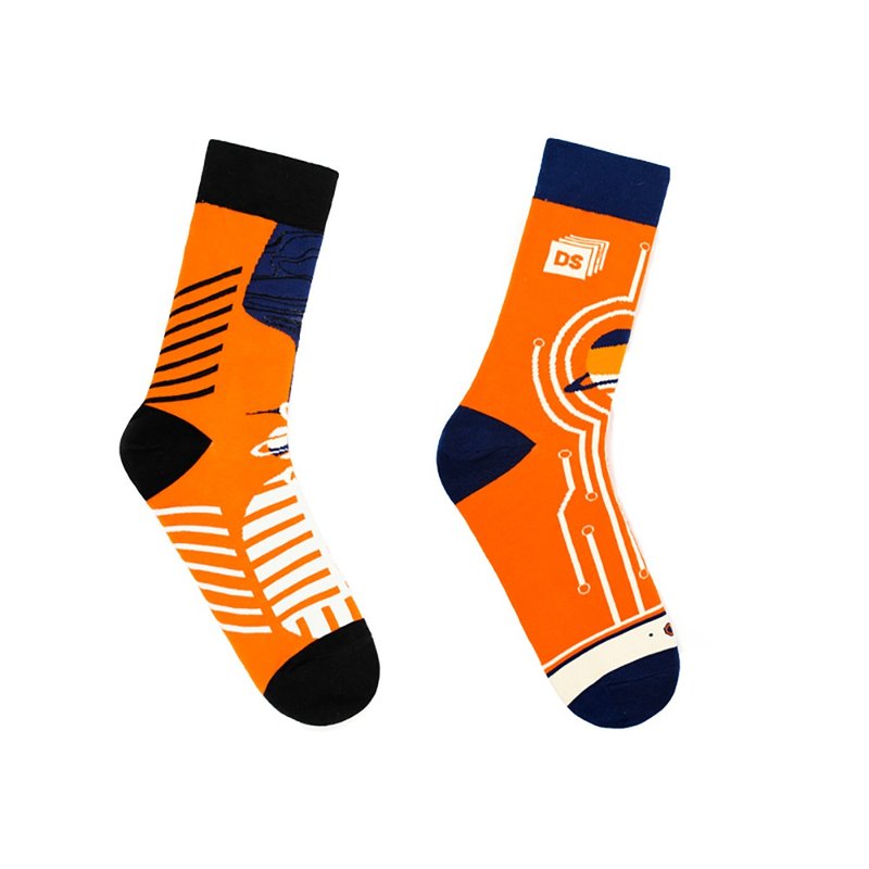 【情人节礼盒】DashinSocks精梳棉男女同款潮袜升职+ - 袜子 - 棉．麻 多色