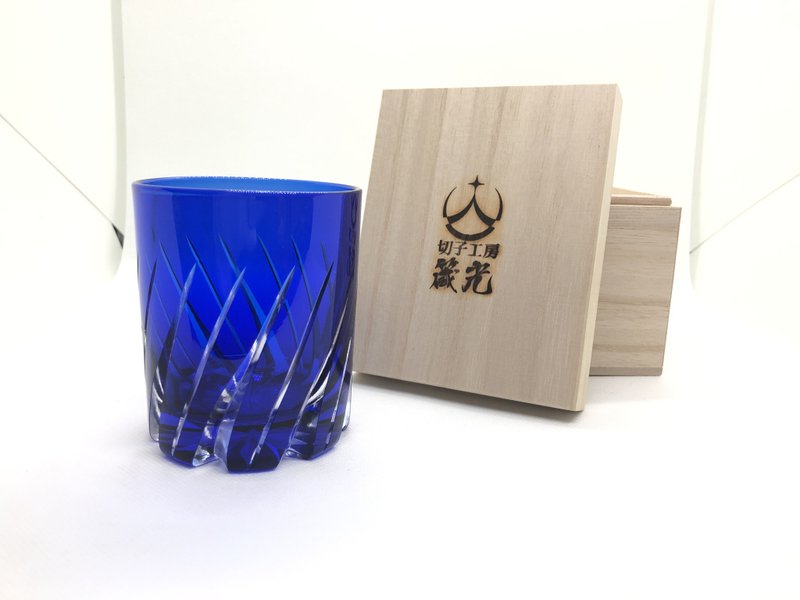Kazejin Rock Glass - 玻璃杯 - 玻璃 蓝色