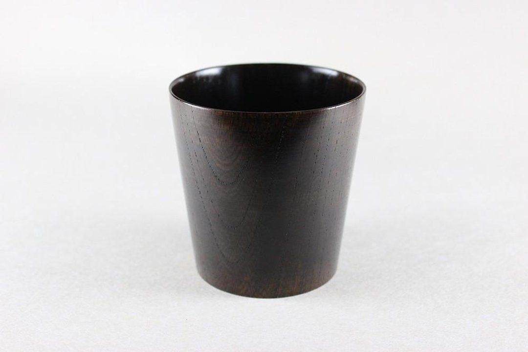 Tsuraichi Cup Kurosuri L - 咖啡杯/马克杯 - 木头 黑色