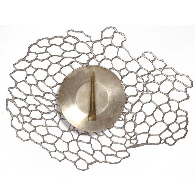 浪花 Sea Lace 椭圆形餐垫 33.5 × 45 cm(共二色可选) - 餐垫/桌巾 - 塑料 灰色