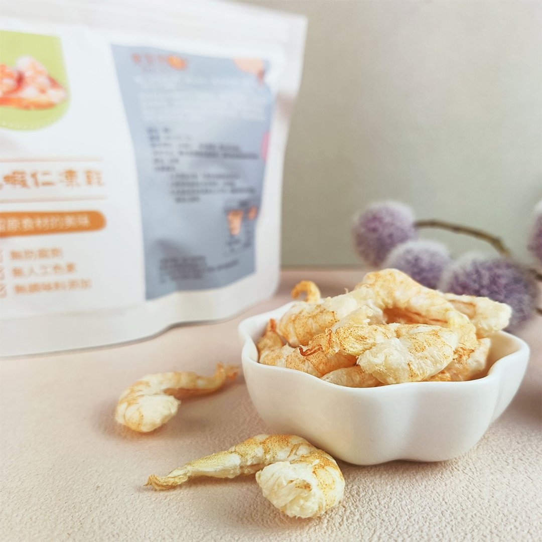 毛孩解馋冻干 完整大虾仁 - 零食/点心 - 其他材质 金色