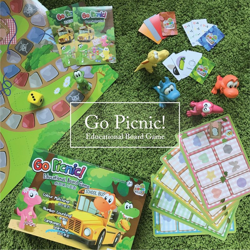 Go Picnic! 教育桌上游戏 游戏中学习 家庭游戏 桌游 - 桌游/玩具 - 塑料 多色