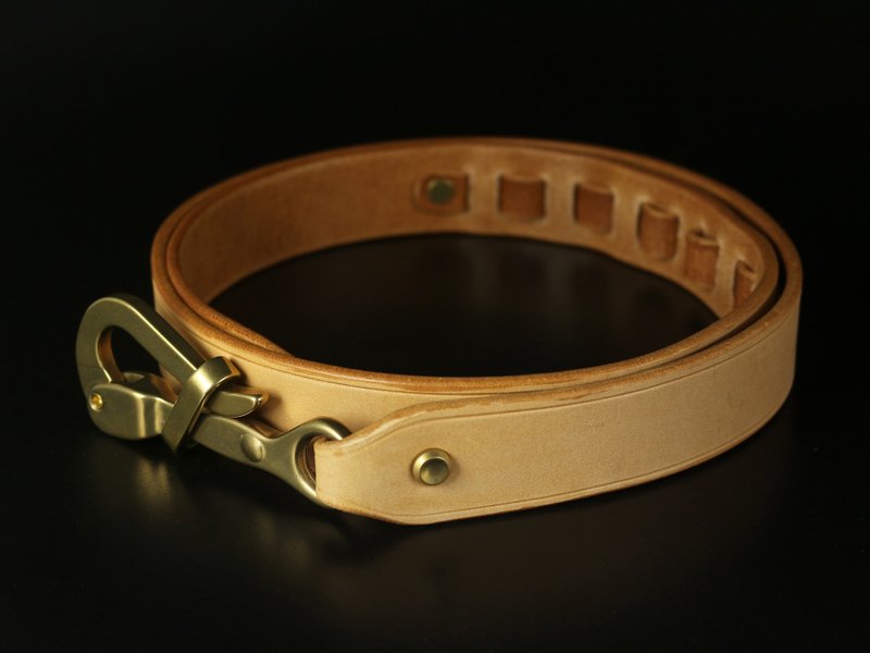 Sailor Belt 水手皮革腰带-原色 - 皮带/腰带 - 真皮 