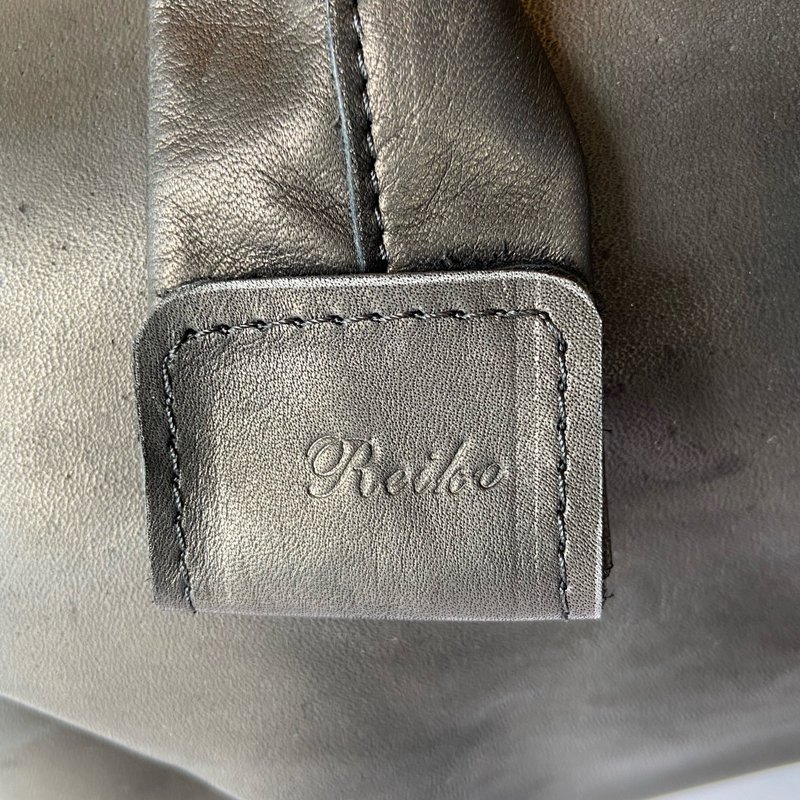 马皮托特包 刻印服务加购 - 手提包/手提袋 - 其他材质 黑色