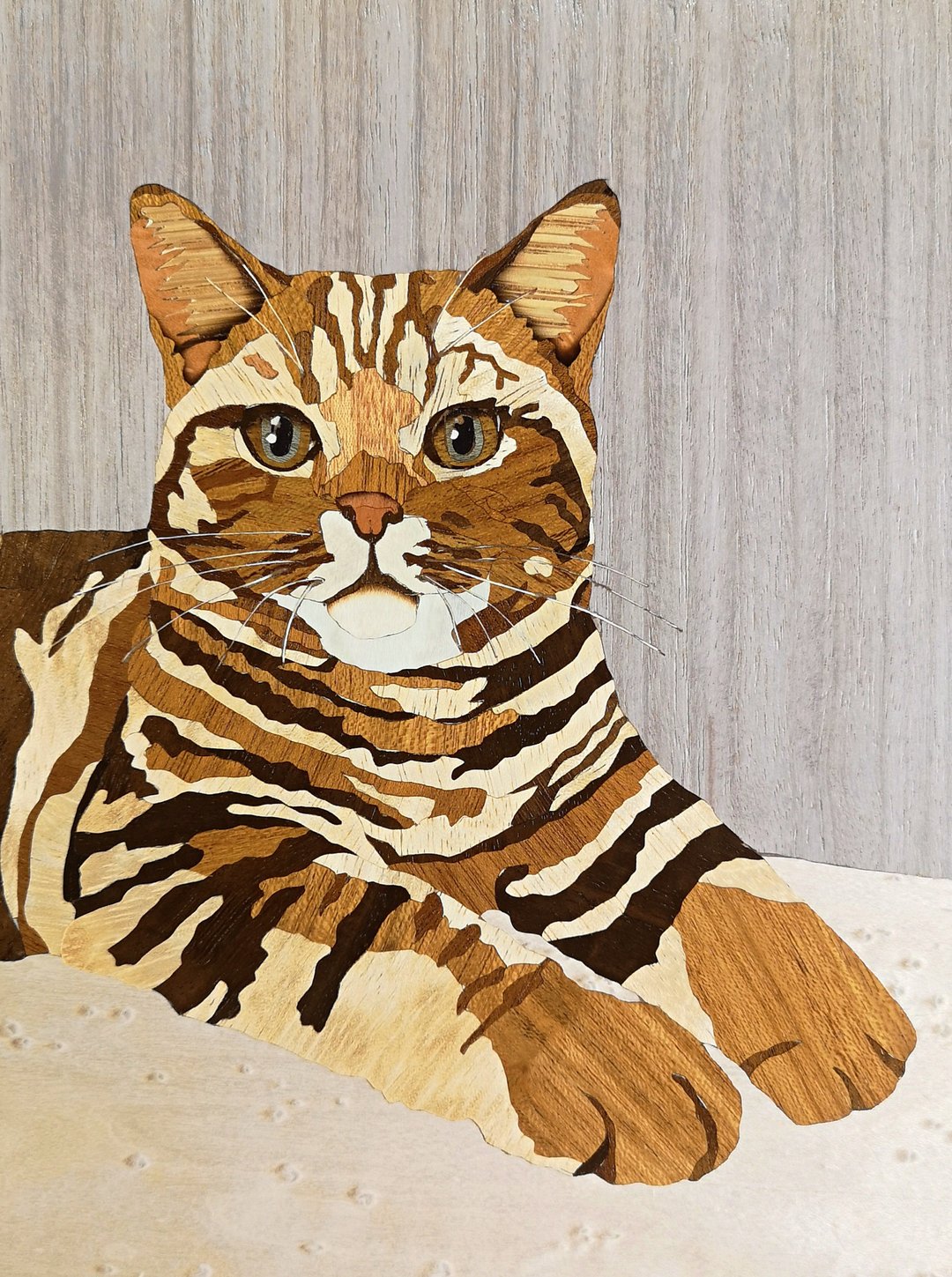 Customized cat dog pet portrait by photo, drawing ,mosaics 客製化 - 墙贴/壁贴 - 木头 多色